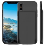 iPhone XS/X Battery Case, Vproof 6000mAh Portable Charger Rechargeable Charging Case External Battery Protective Cover for Apple iPhone X, iPhone XS (5.8 Inch) (Black)