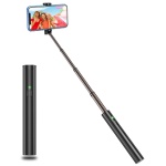 Vproof Selfie Stick Bluetooth, Lightweight Aluminum All in One Extendable Selfie Sticks Compact Design, Compatible with iPhone 13 /13 Pro Max/12 Pro/12/11 Pro Max/11 Pro/11/XS Max, Galaxy S20, More